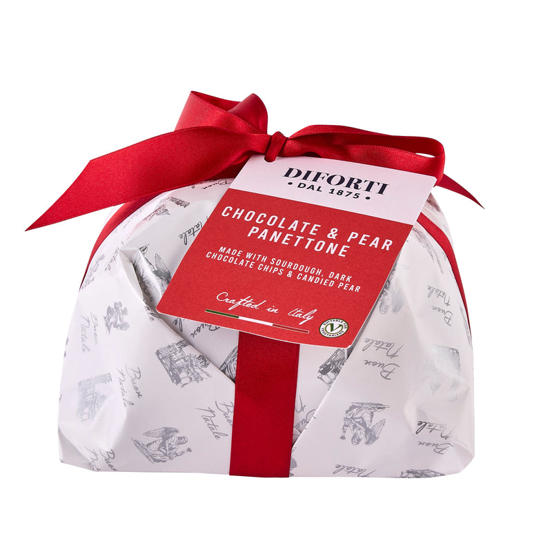 Diforti Dark Chocolate and Pear Panettone 500g