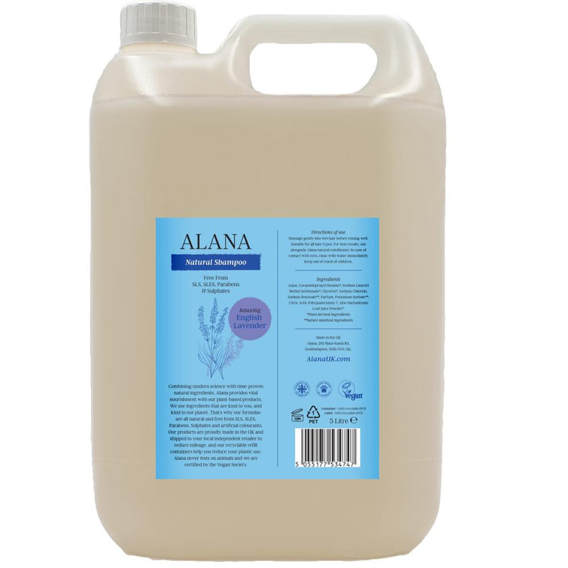 English Lavender Natural Shampoo 5L