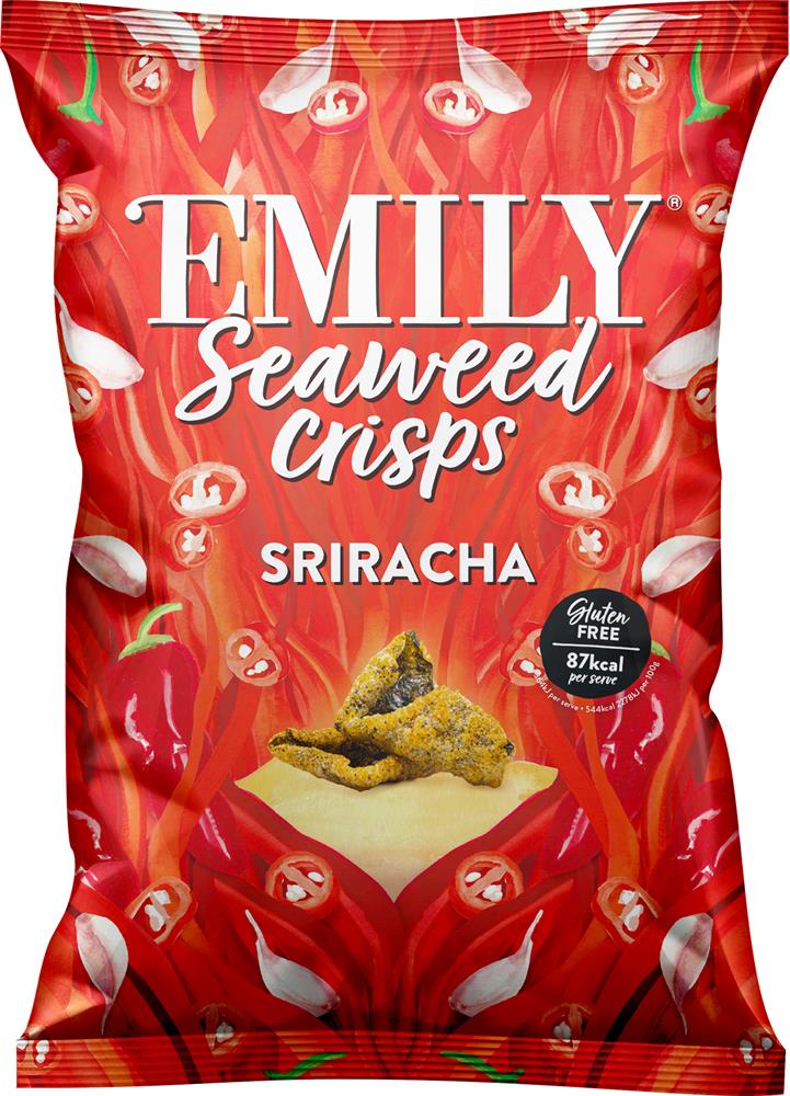 Emily Seaweed Crisps Sharing Sriracha 50g