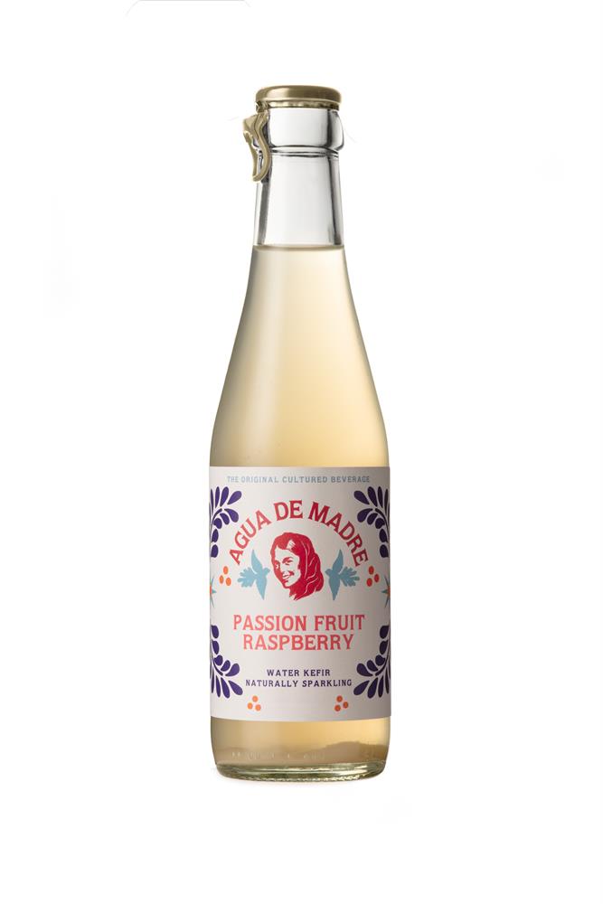 Agua de Madre Passion Fruit & Raspberry Water Kefir 330ml