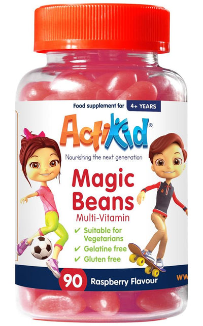 Magic Beans Multi-Vit Raspberry 90 Gummies