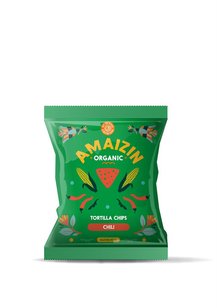 Corn Chips- Chilli - Organic -75g Bag