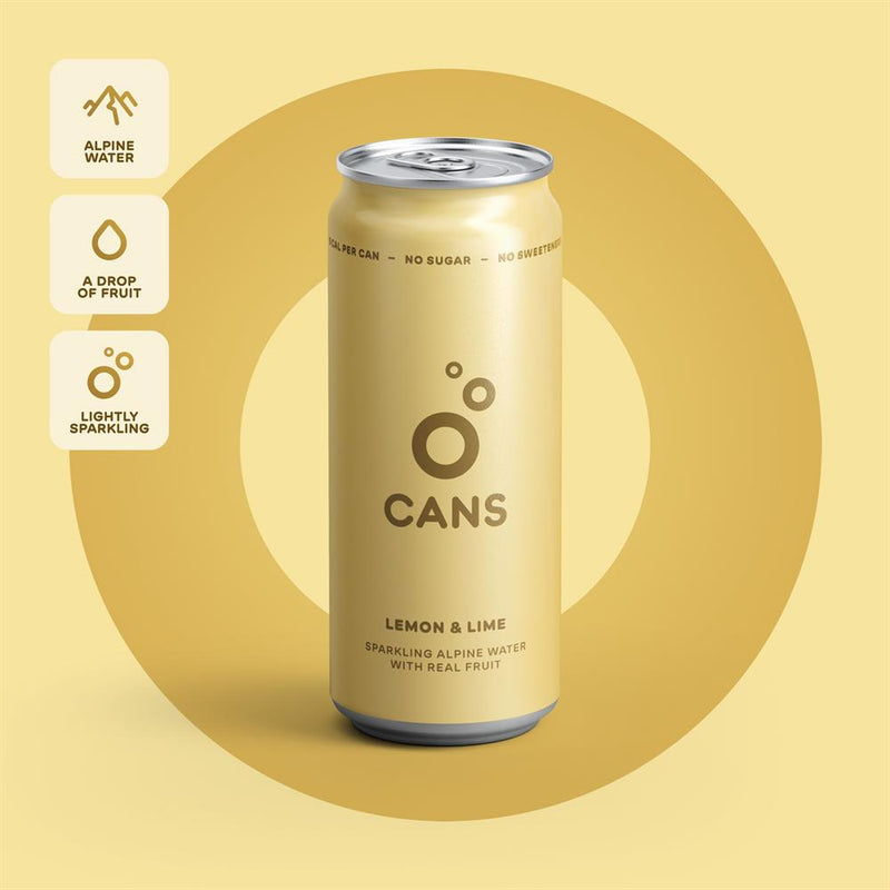Lemon Infused Sparkling Alpine Water 330ml