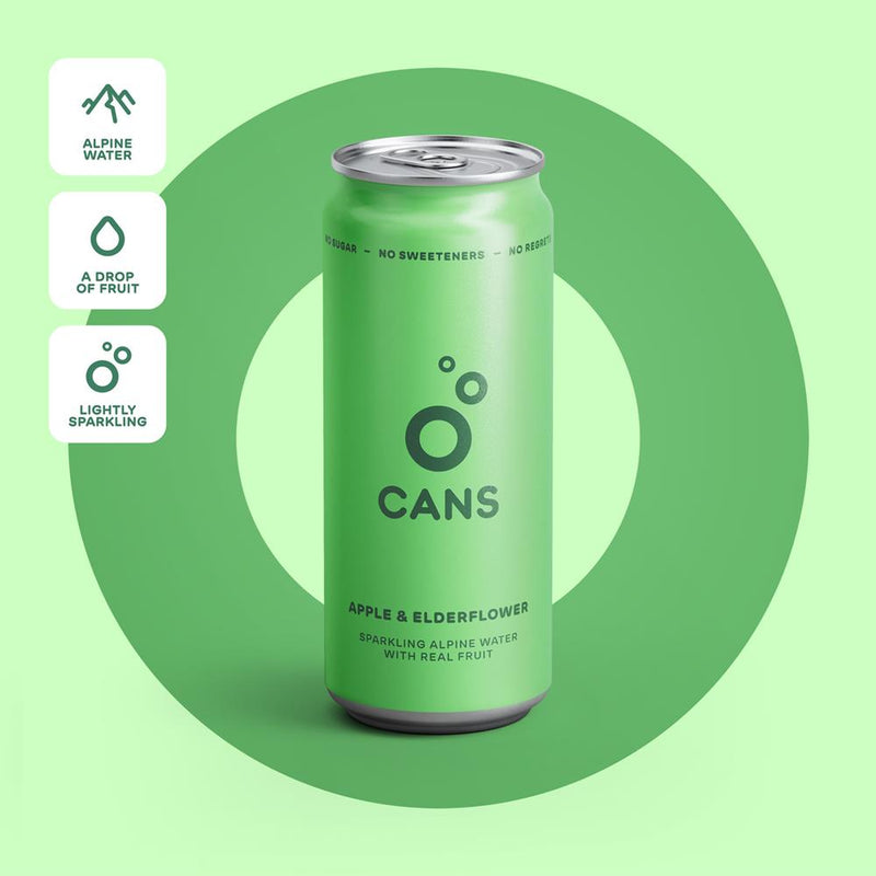 Apple Infused Sparkling Alpine Water 330ml
