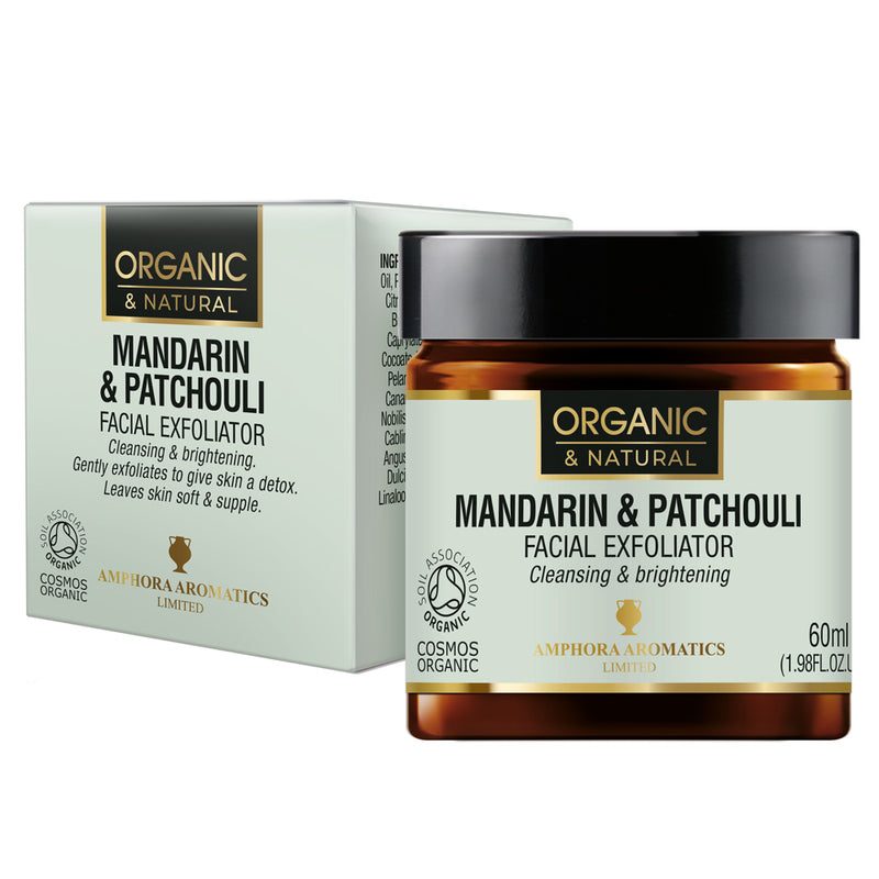 Mandarin & Patchouli Facial Exfoliator COSMOS Organic 60ml