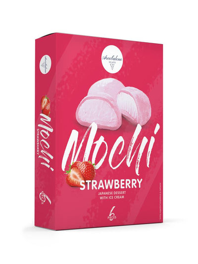 Chocolate Strawberry Mochi 210g