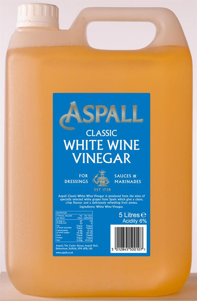 Aspall White Wine Vinegar 5 Litre