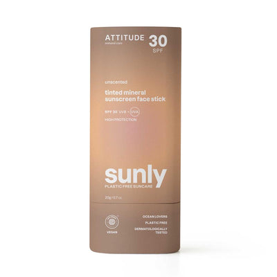 Sunly - Sunscreen Stick - Tinted - Unscented - 30 SPF - 20 g