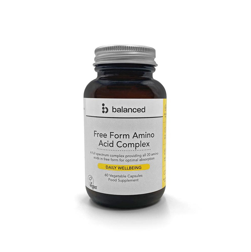 Free Form Amino Acid Complex 60 Veggie Caps - Reusable Bottle