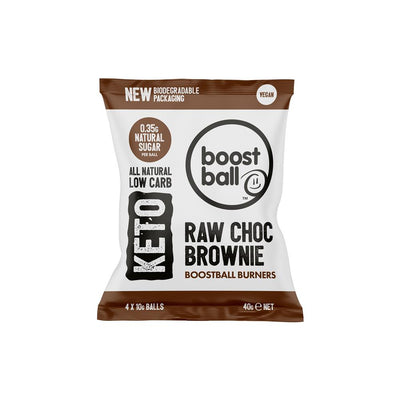 Keto Vegan Raw Chocolate Brownie Bites 40g