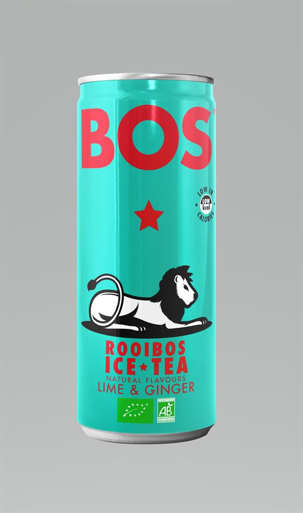 Rooibos Lime & Ginger Ice Tea 250ml Can