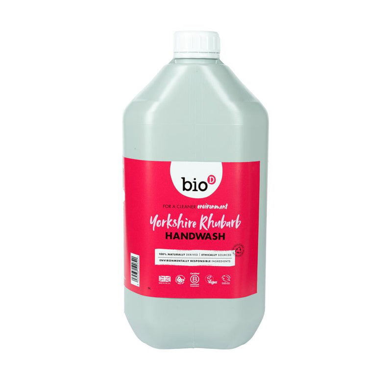 Bio-D Yorkshire Rhubarb Cleansing Hand Wash 5L