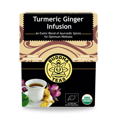 Organic Turmeric Ginger Infusion (18 tea bags)