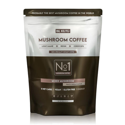 BeKeto - Instant Coffee Mushroom - French Vanilla 250g