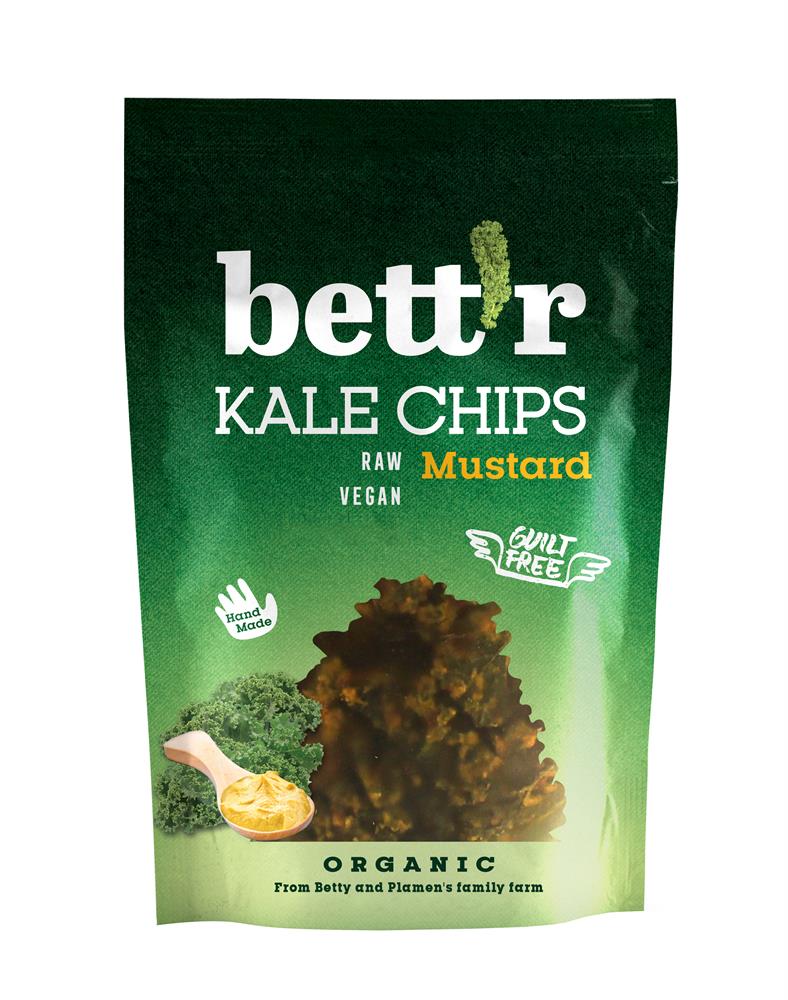 Kale Chips with Mustard and Onion 30g