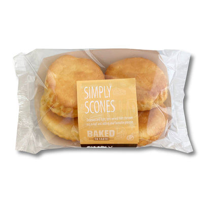 Plain Scones x 4 78g