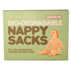 Bio-degradable Nappy Sacks Fragrance Free 60&