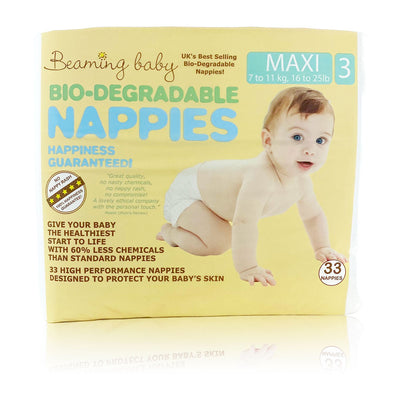 Bio-degradable Nappies Maxi 33's