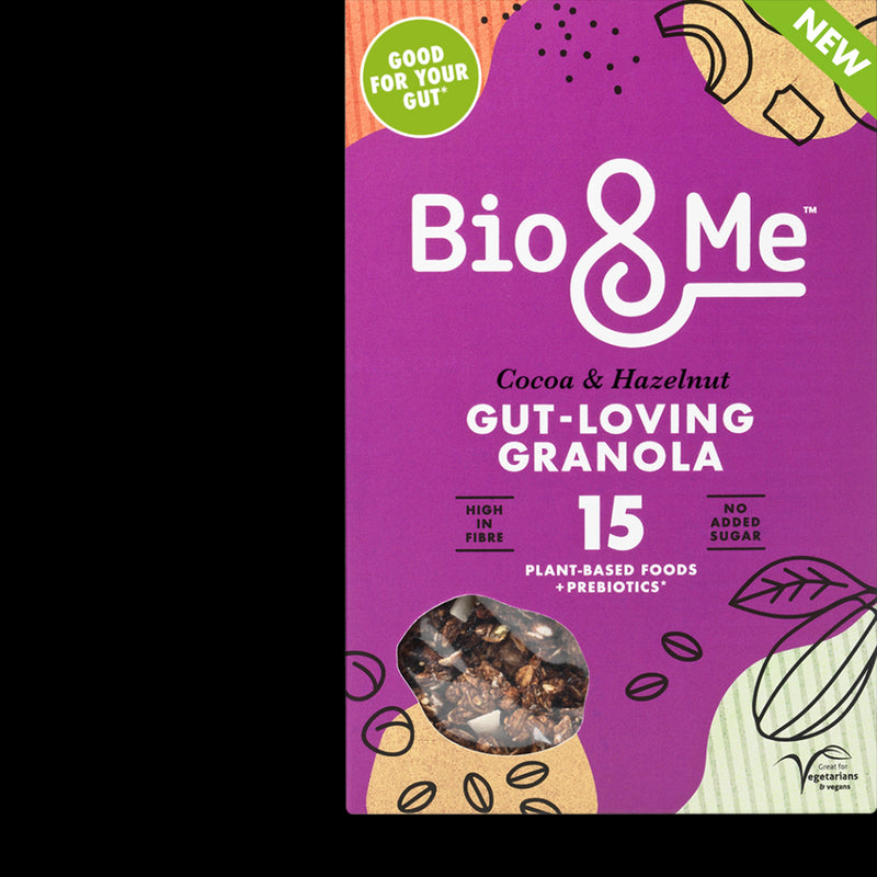 Bio&Me Cocoa & Hazelnut Protein Boosted Gut-Loving Granola 360g