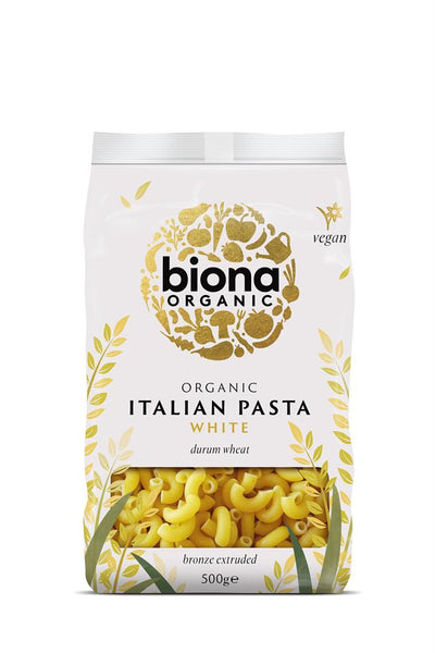 White Macaroni Organic Bronze Extruded 500g