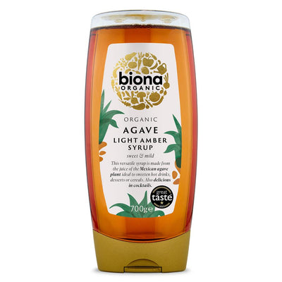 Organic Agave Syrup Light - Squeezy Bottle 700g