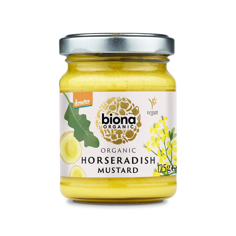 Organic Horseradish Mustard 125g