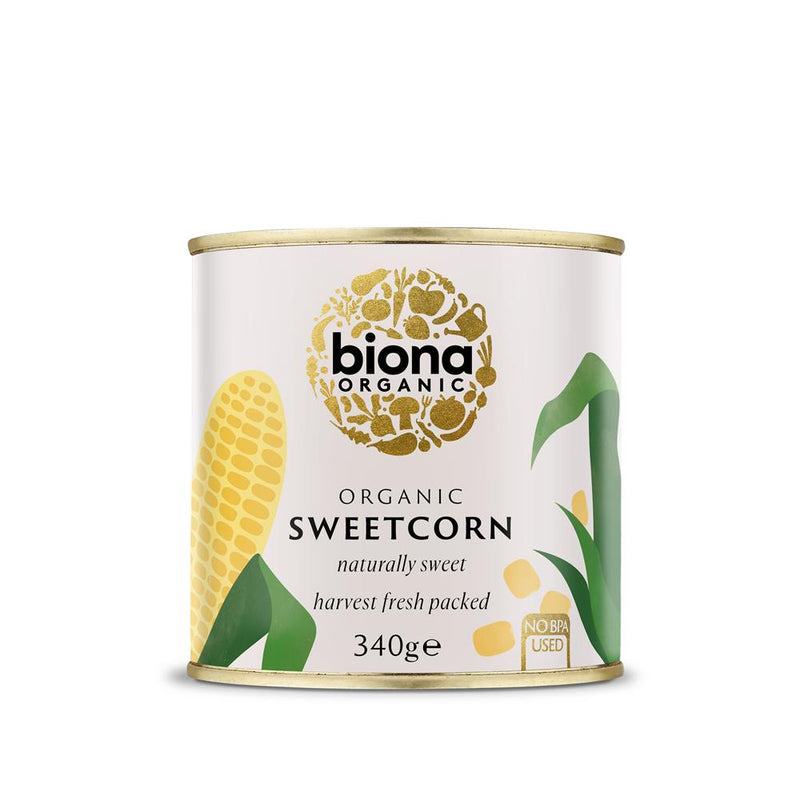 Organic Sweetcorn 340g