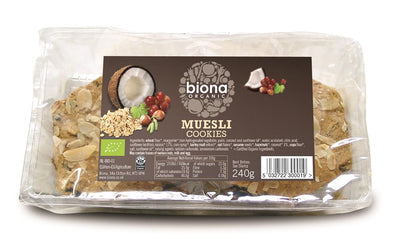 Organic Muesli Cookies 240g