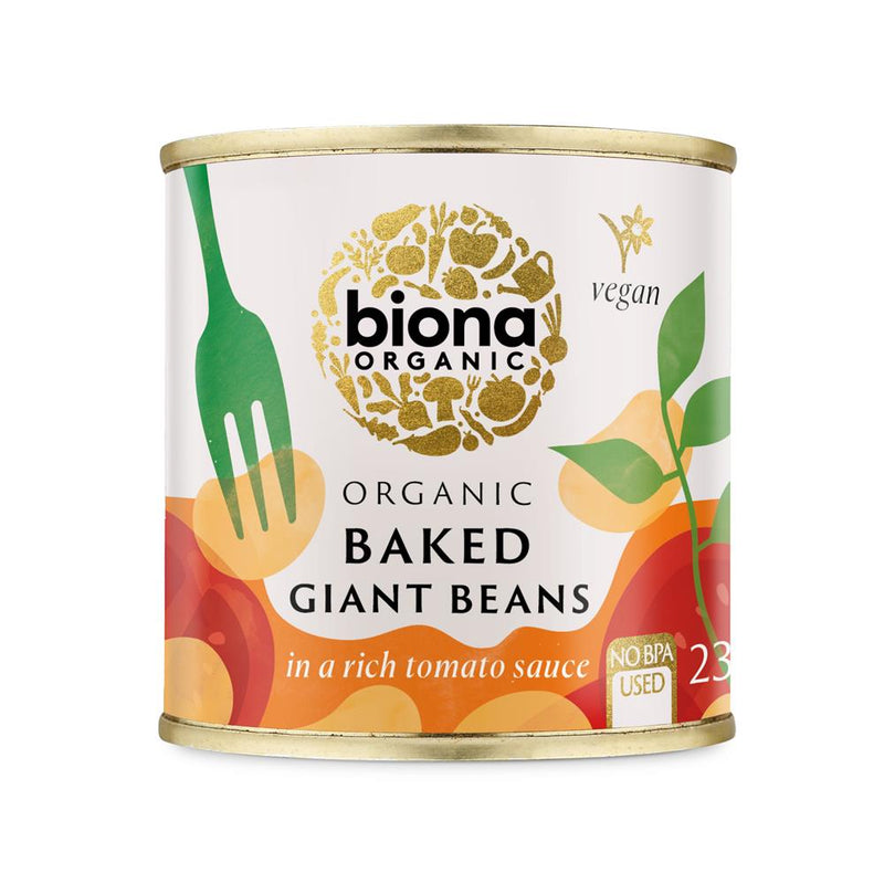 Baked Giant Beans in Tomato Sauce Organic 230g