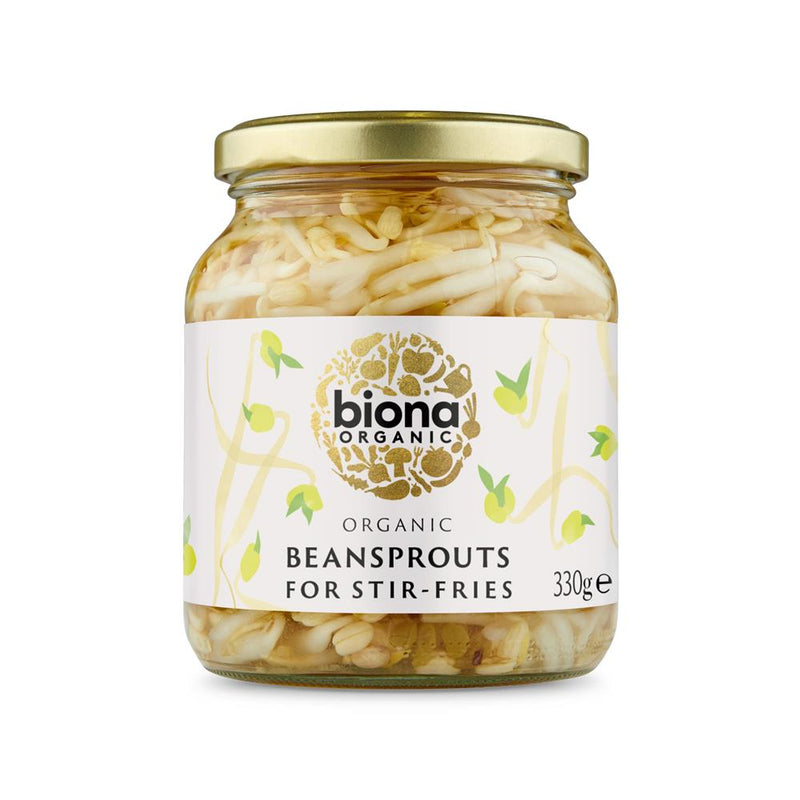 Organic Bean Sprouts - in Glass Jar 330g