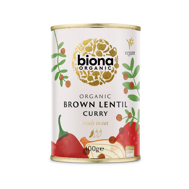 Organic Brown Lentil Curry 400g