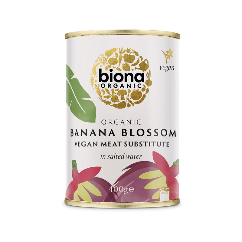 Organic Banana Blossom in Brine 400g