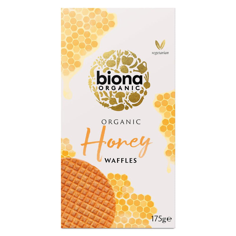 Organic Honey Waffles 175g