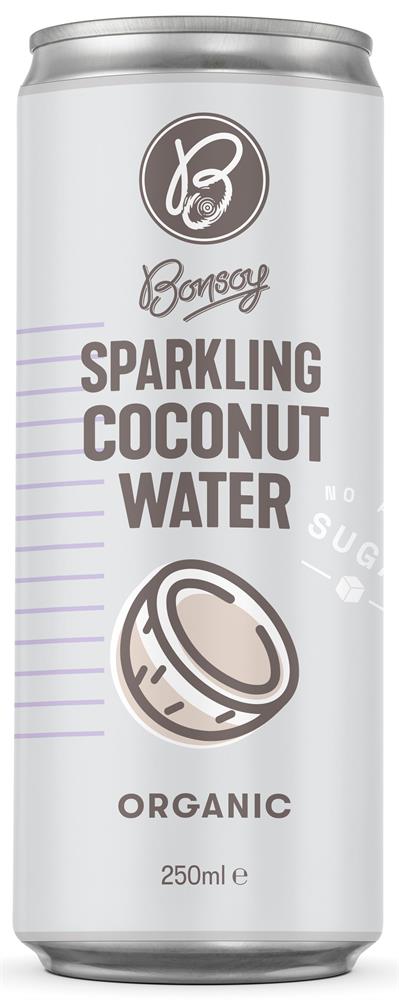 Bonsoy Organic Sparkling Coconut Water - Original 250ml