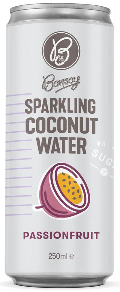 Bonsoy Sparkling Coconut Water with Passionfruit 250ml