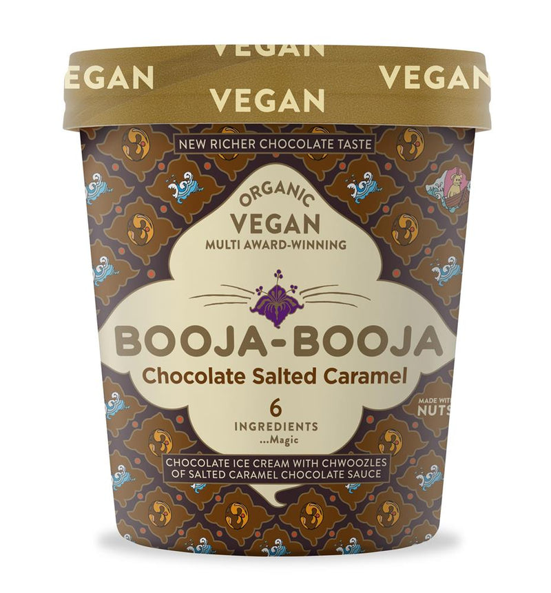 Chocolate Salted Caramel Dairy Free Ice Cream 500ml