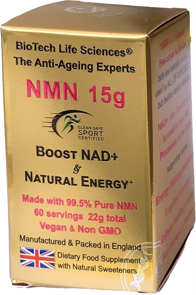 NMN 15 grams Anti-Ageing Boosts Energy & NAD+  Natural Citrus