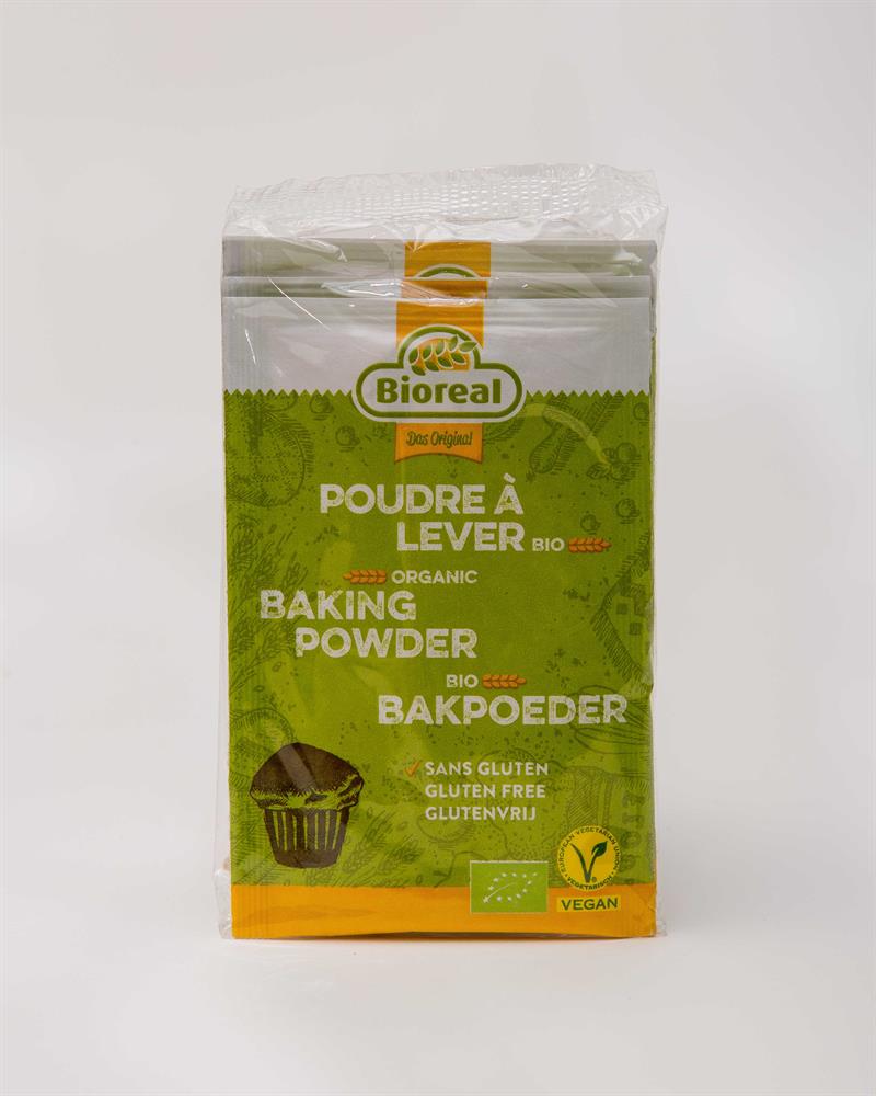 BIOREAL Organic Baking Powder 3x15g
(gluten-free)