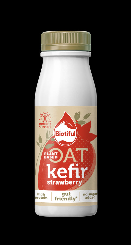 Plant Based Oat Kefir Strawberry 250ml