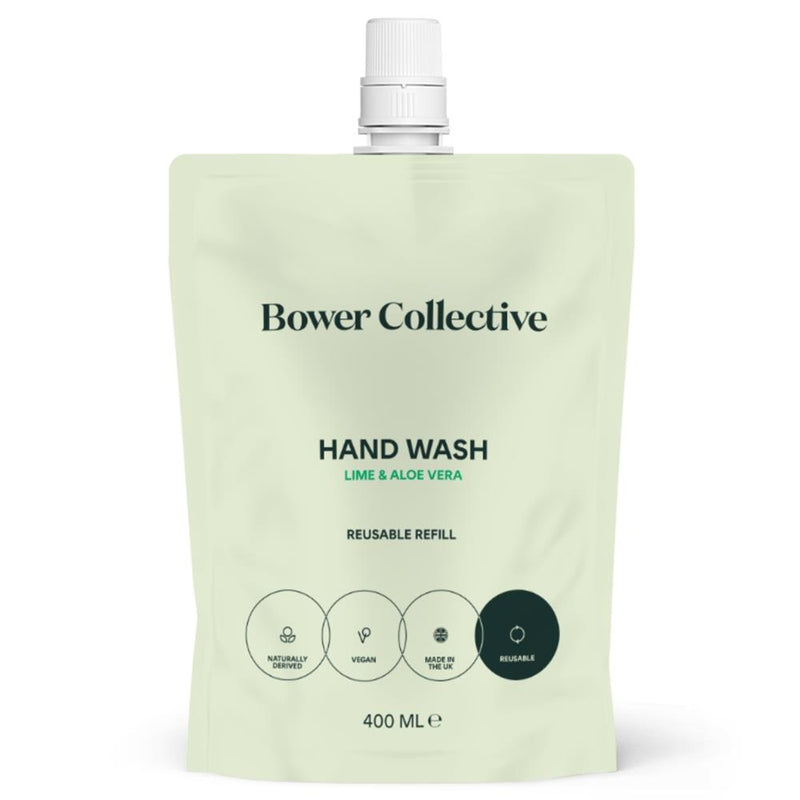 Lime & Aloe Vera Bower Natural Hand Wash Refill 400ml