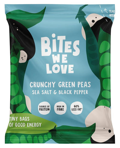 Vegan Crunchy Peas with Sea Salt and Black Pepper 30g