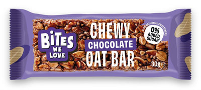 BitesWeLove Chocolate Chewy Oat Bars 30g