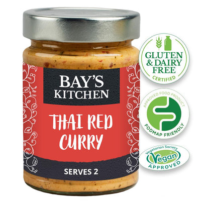 Thai Red Curry Stir-in Sauce Low FODMAP Vegan 260g