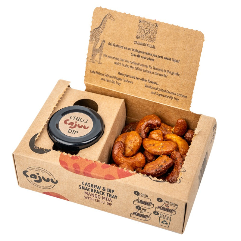 Mango Moa Cashew Nut Tray with Chilli Dip 80g