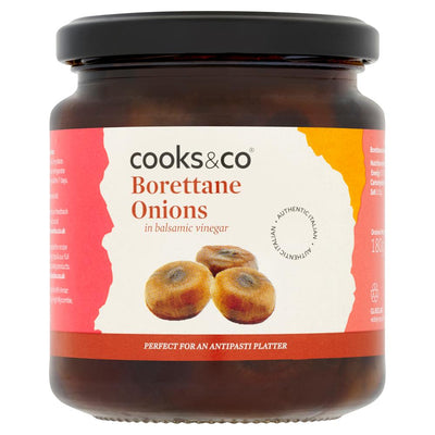 Cooks & Co Borettane Onions in Balsamic 280g