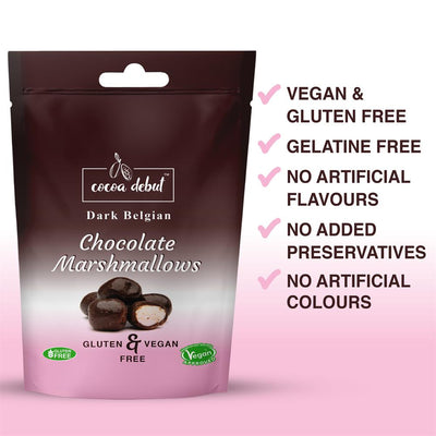 Vegan & Gluten Free Dark Chocolate Marshmallows 30g