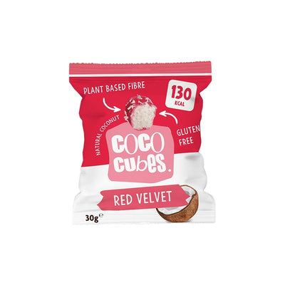 Coco Cubes Red Velvet Coconut Snack 30g