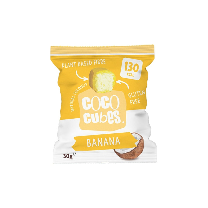 Coco Cubes Delicious Banana Coconut Snack 30g