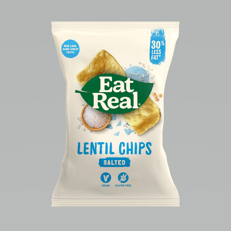 Eat Real Lentil Chips Salted 113g