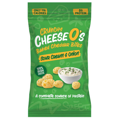 CheeseO's Sour Cream & Onion Baked Cheddar Bites 20g